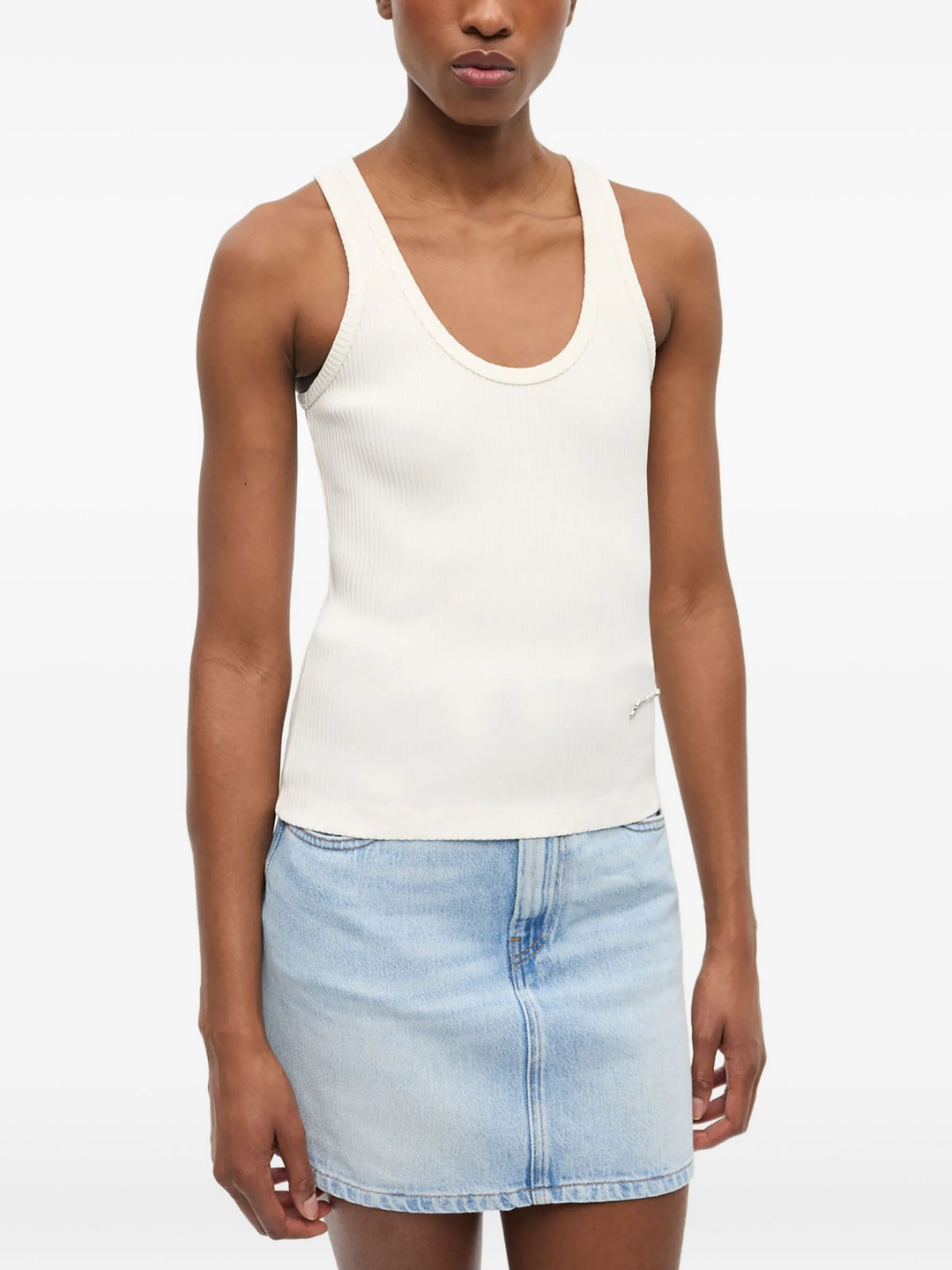 Heavy Rib Jersey Tank Top - 3
