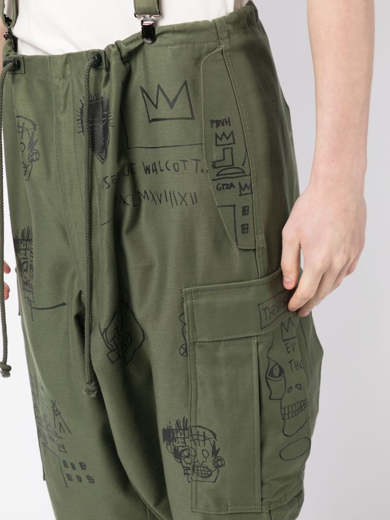 x Jean-Michel Basquiat suspender trousers - 5