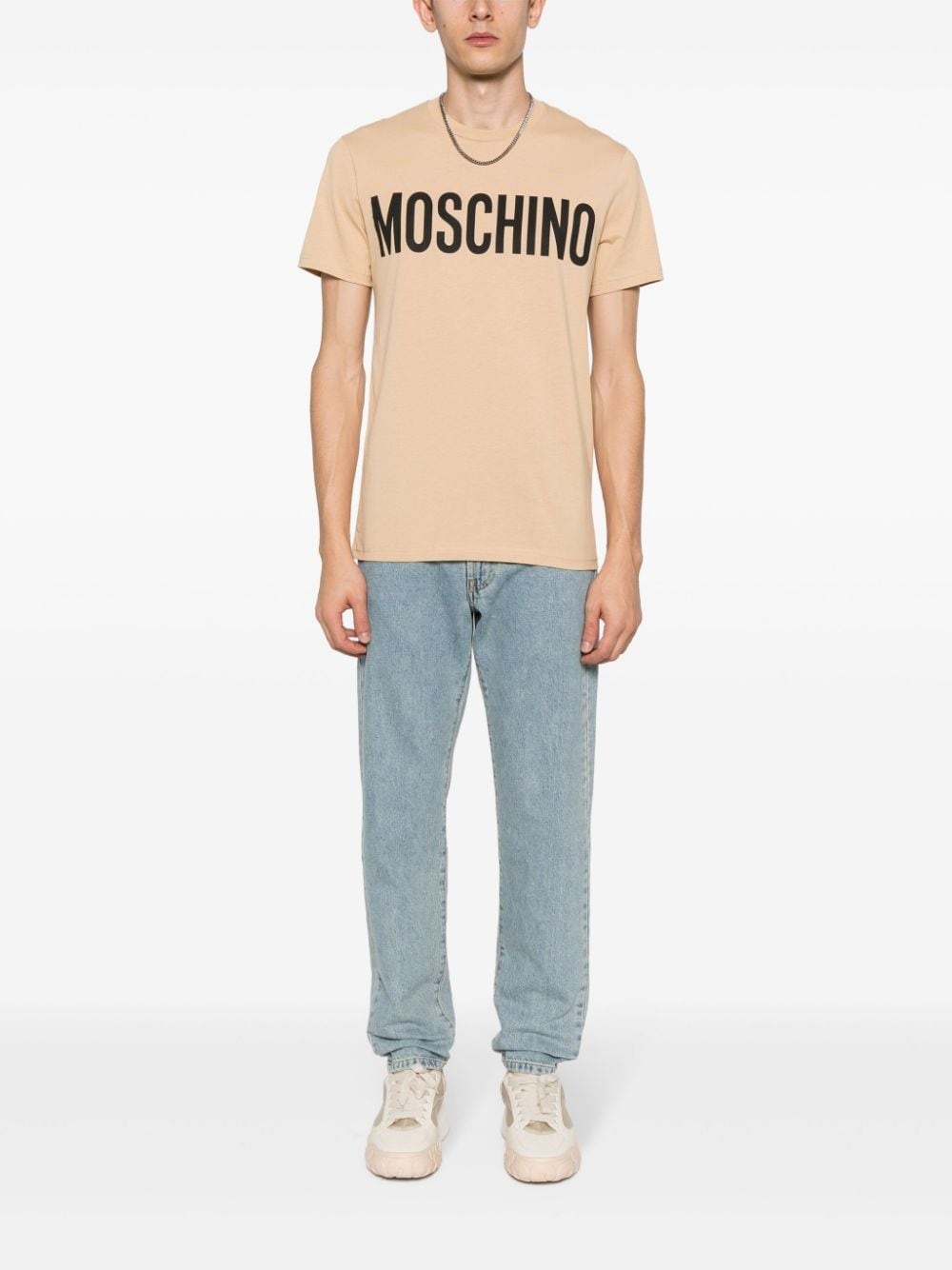 logo-print cotton T-shirt - 2