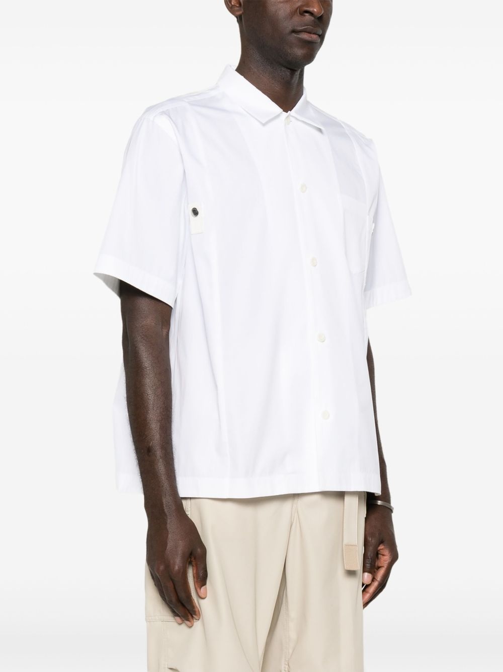 panelled shirt - 4