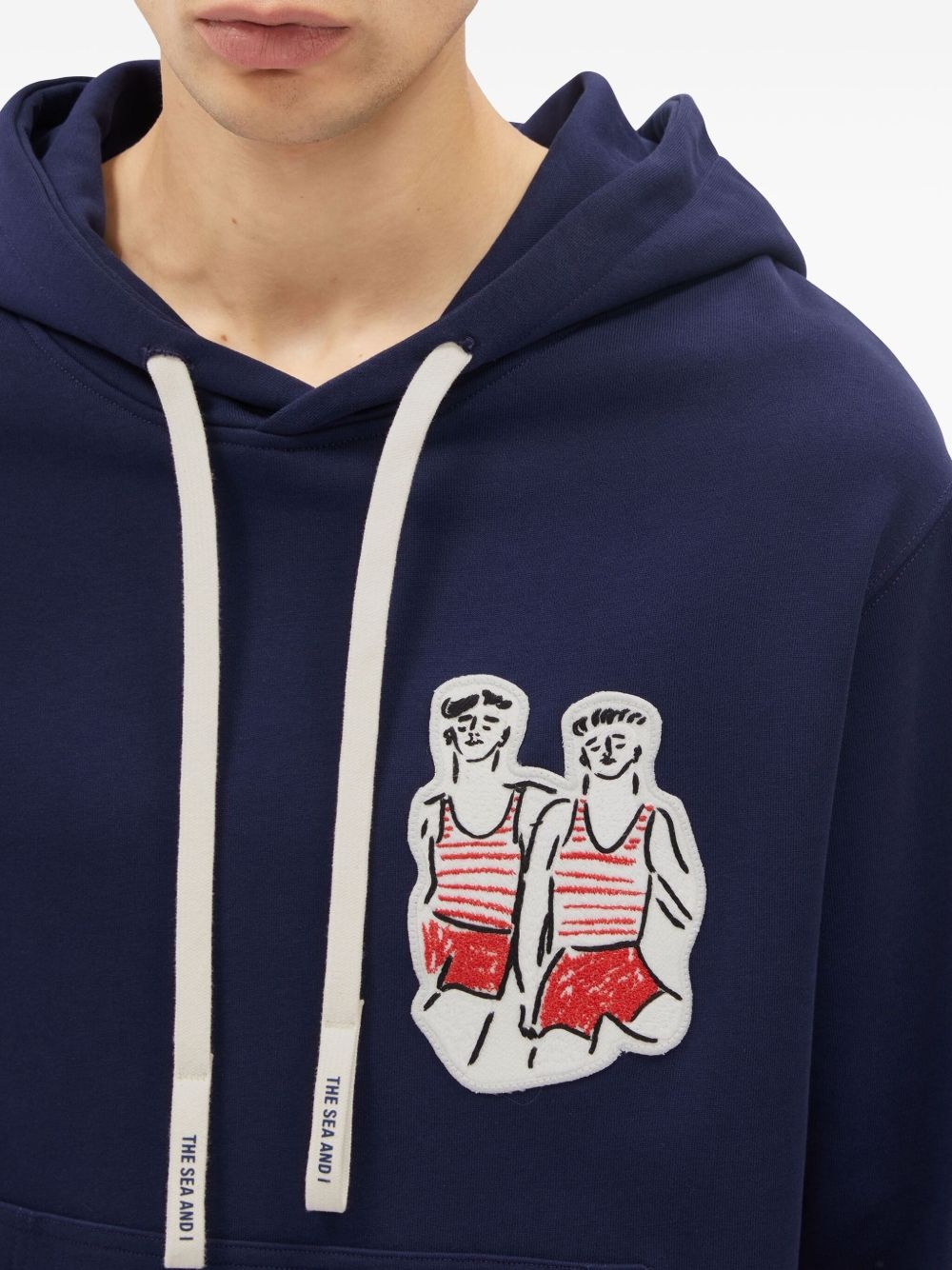 patch-detail hoodie - 5