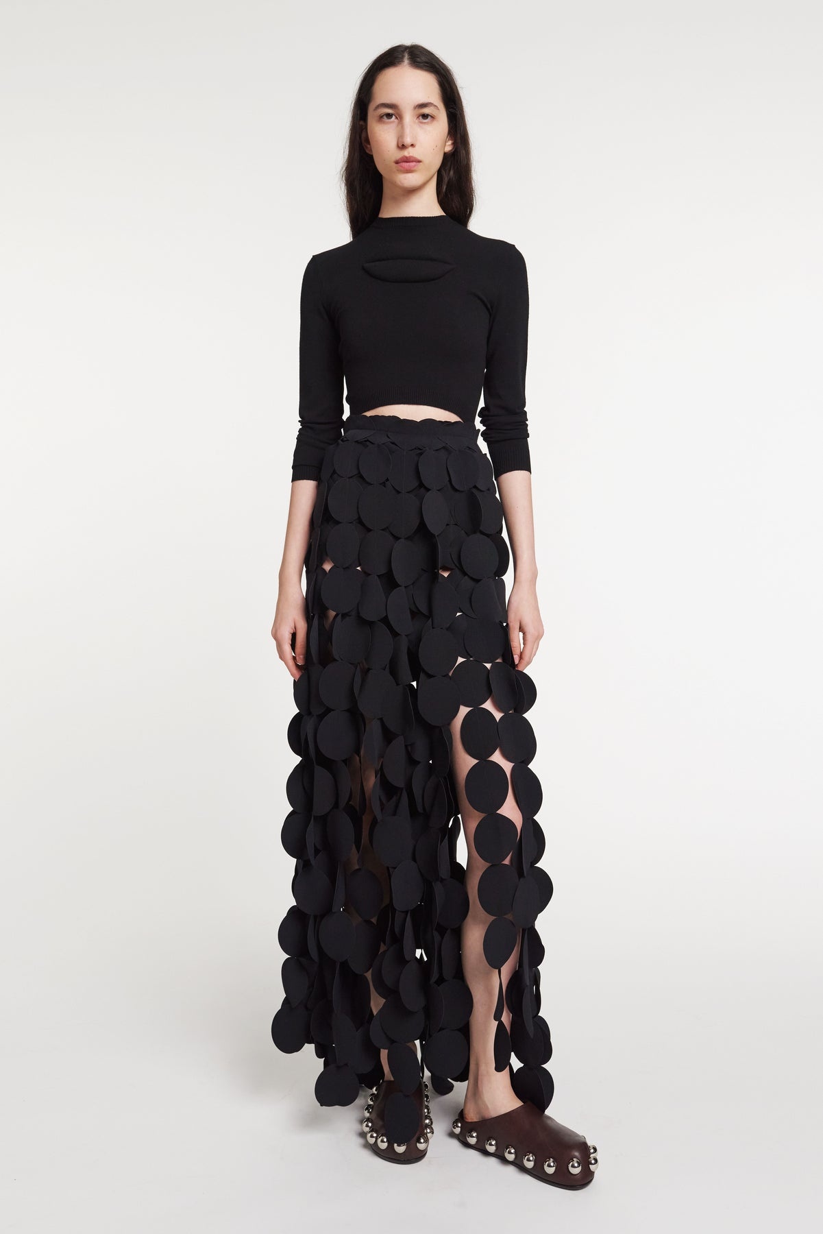 ワンピース ROTATE Women Mid Skirts 114492100 Black ROTATE Birger Christensen Fitted Twisted Skirt Black | BSTN