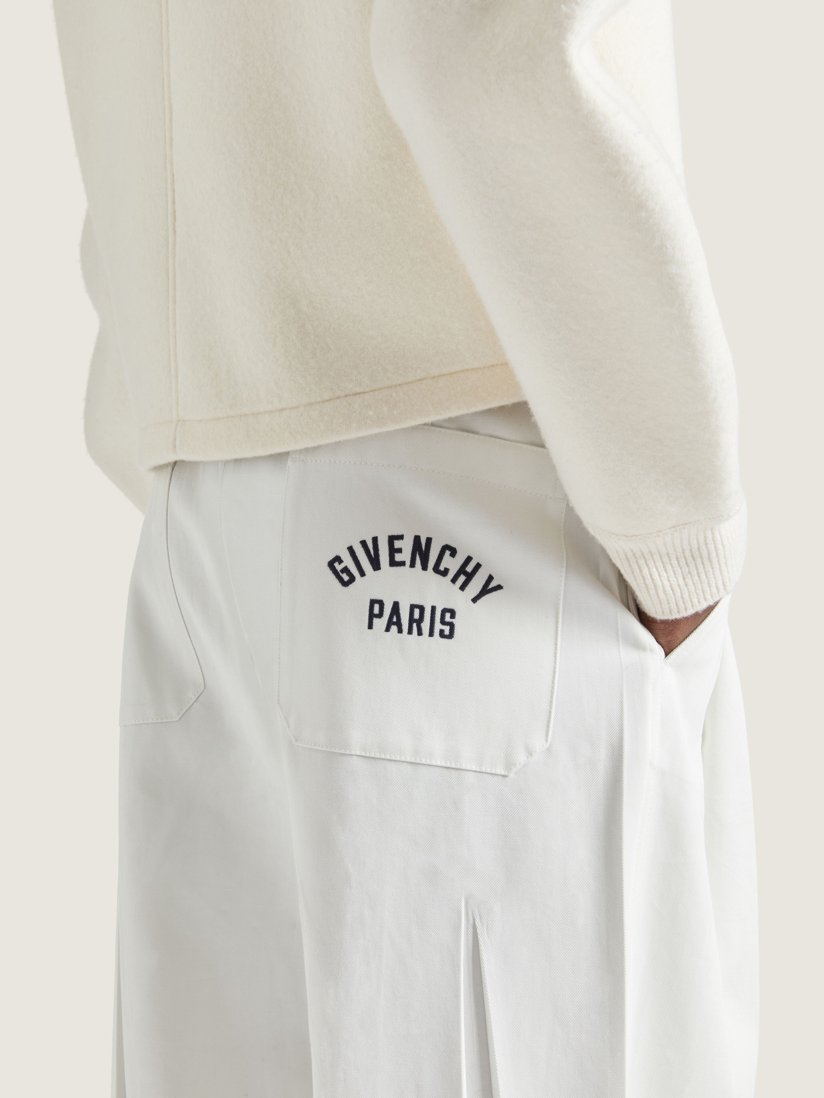 TWO-PLEAT PANTS IN COTTON - 4
