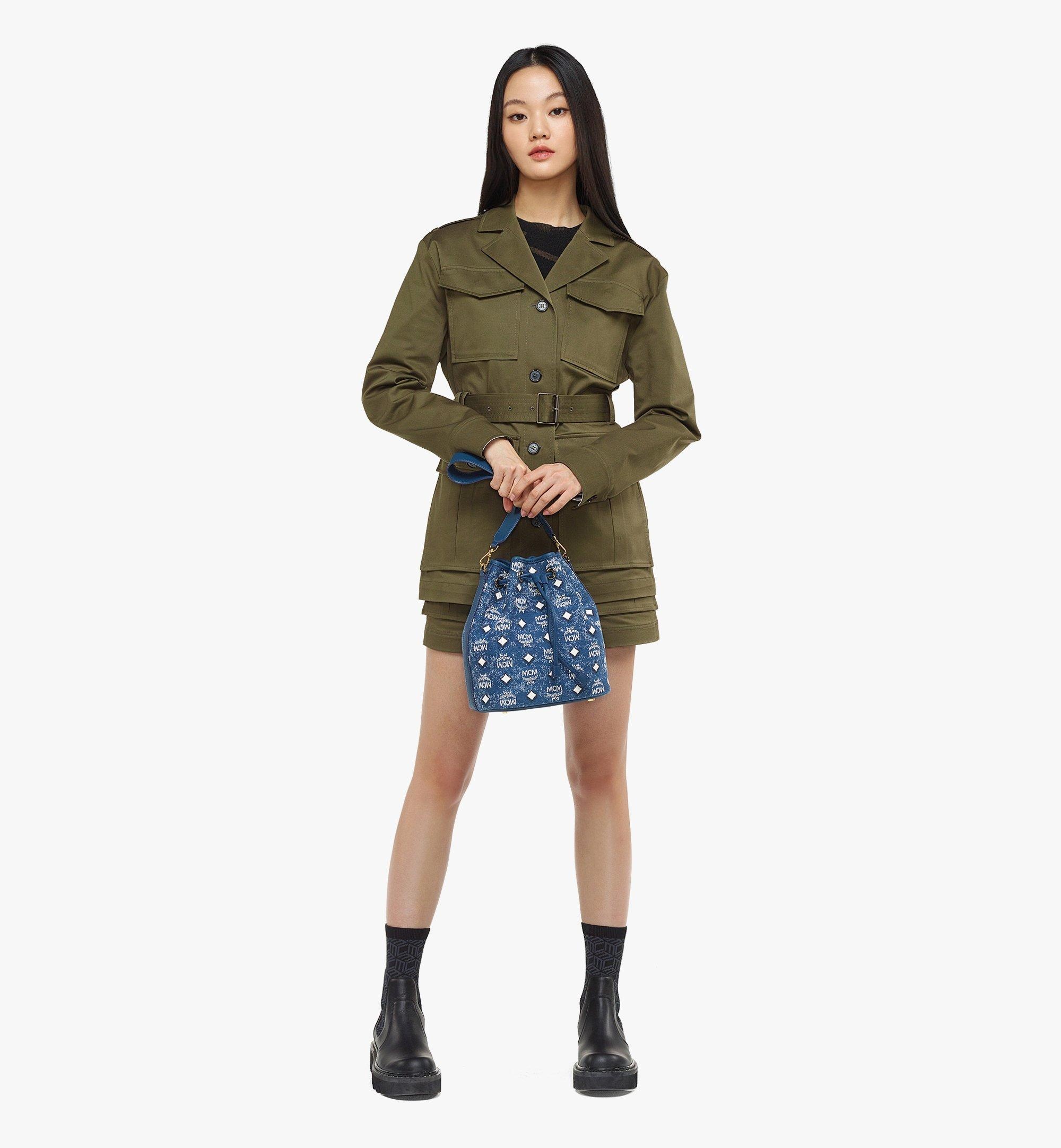 Dessau Drawstring in Vintage Denim Jacquard - 2