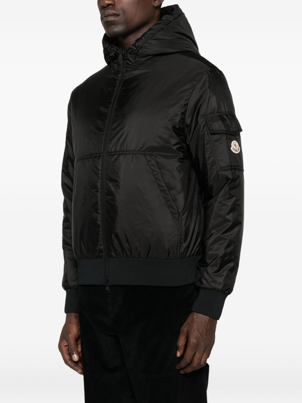 hooded zip-front jacket - 3