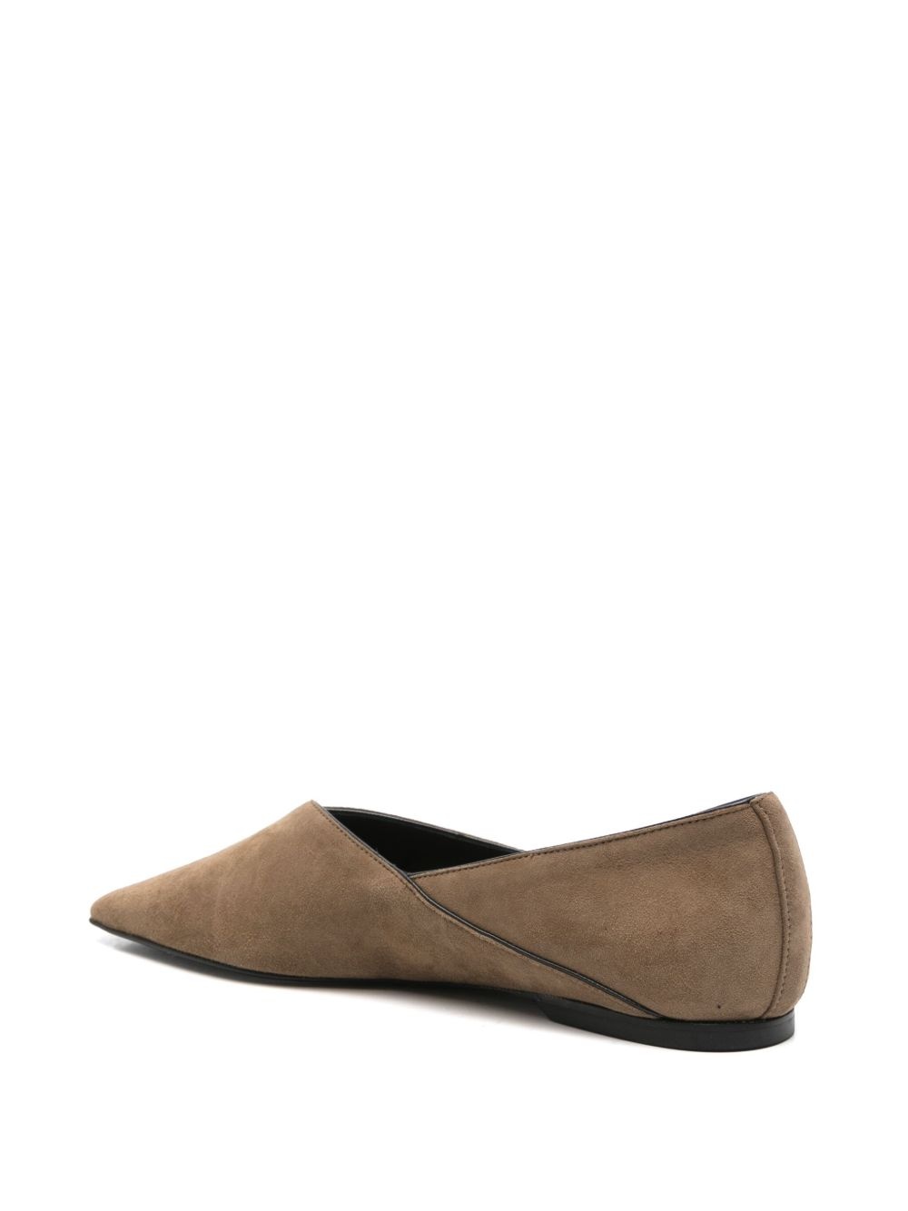 suede ballet flats - 3
