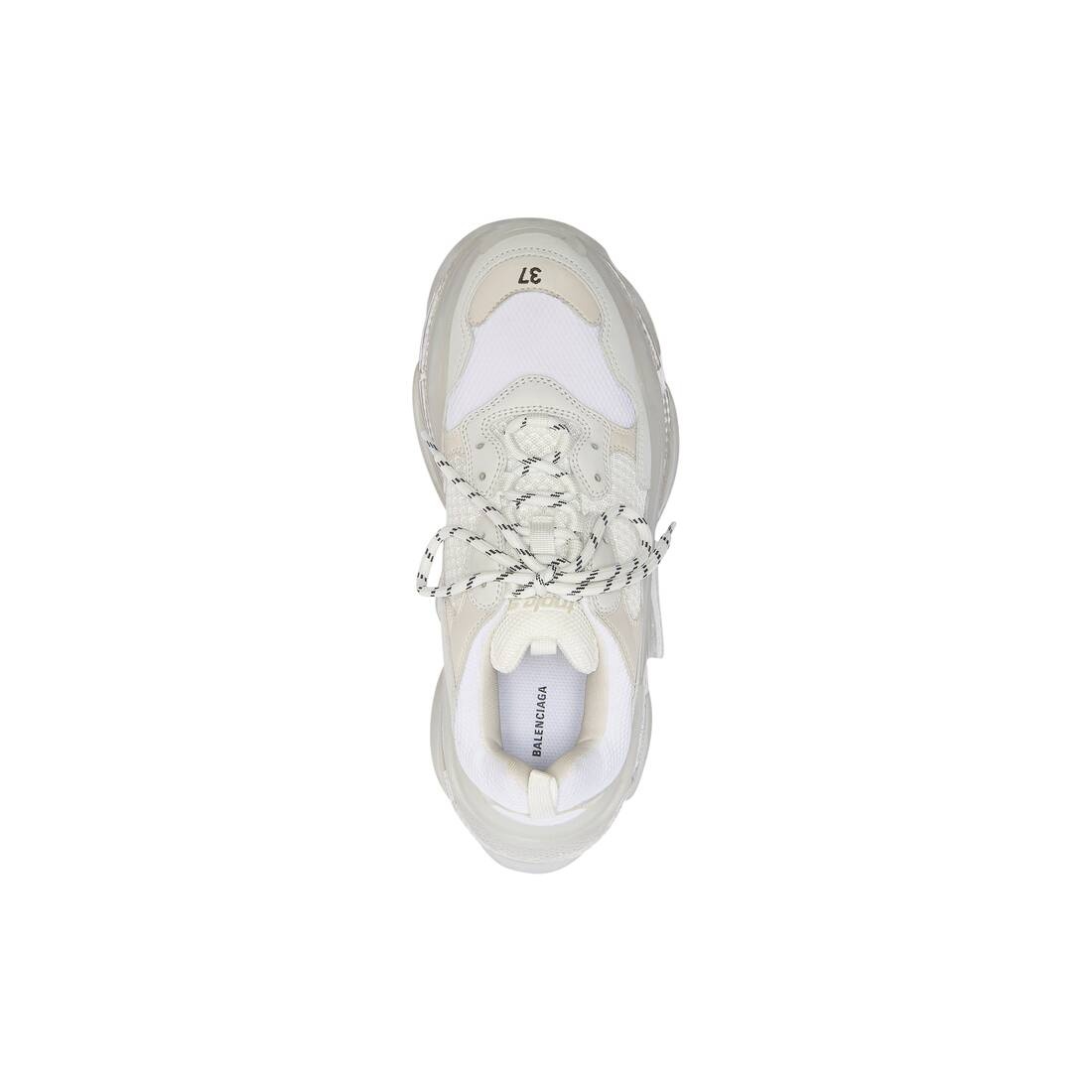 Women's Triple S Sneaker Clear Sole in White - 4