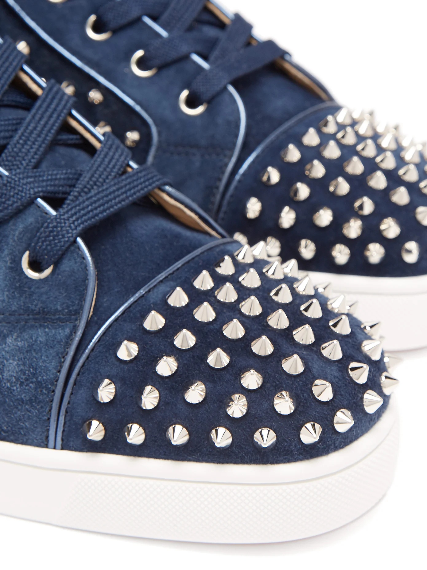 Louis Orlato studded suede high-top trainers - 6