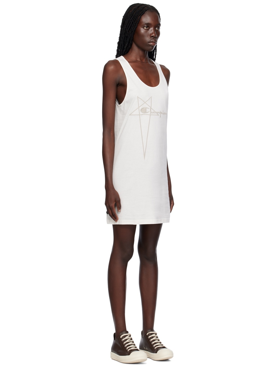 White Champion Edition Basketball Minidress - 2
