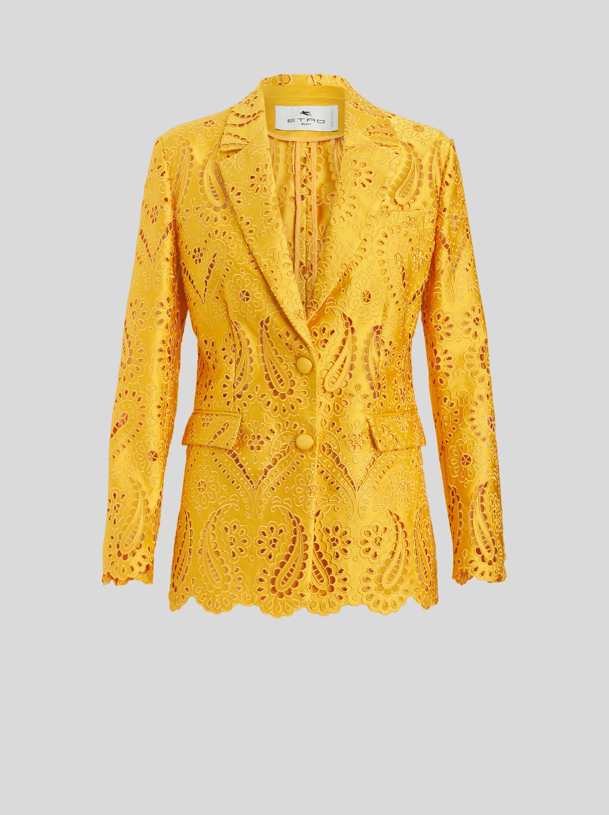 TAILORED PAISLEY PATTERN SANGALLO JACKET - 1