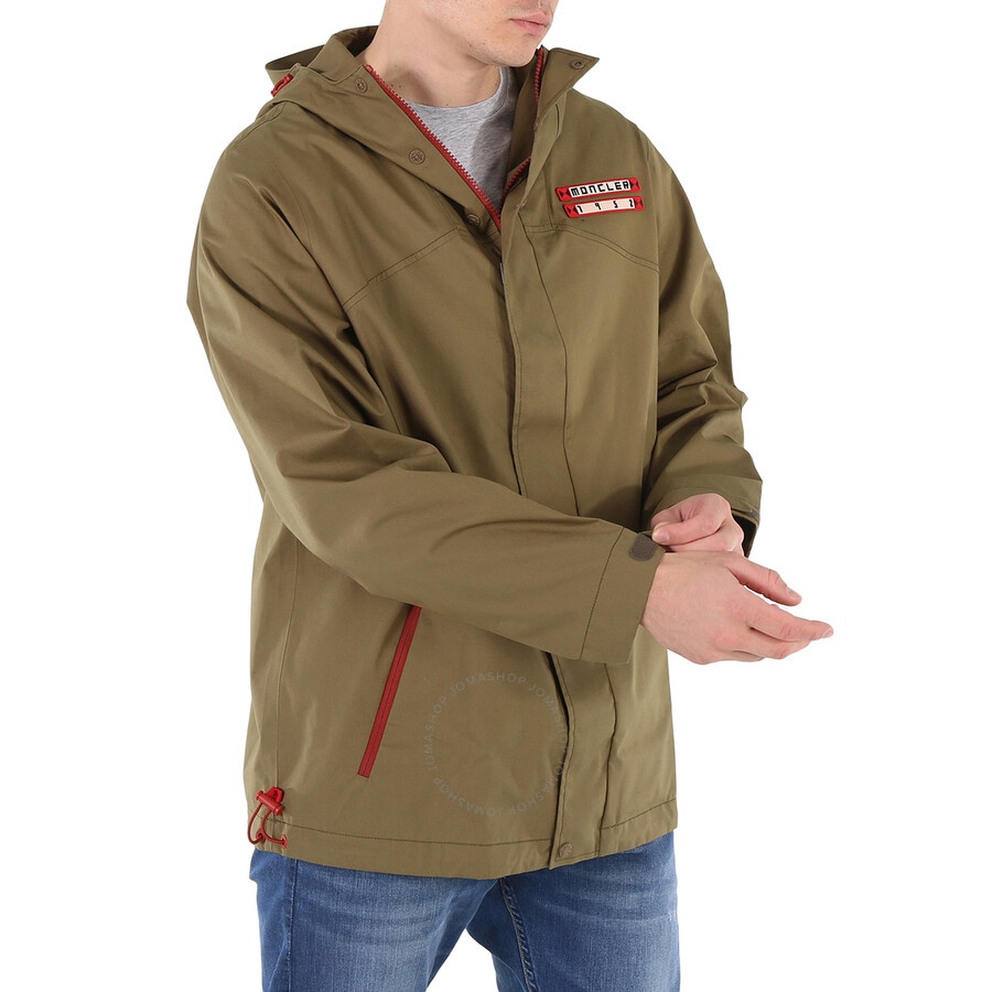 Moncler Men's Medium Green Bammu Hooded Jacket - 4