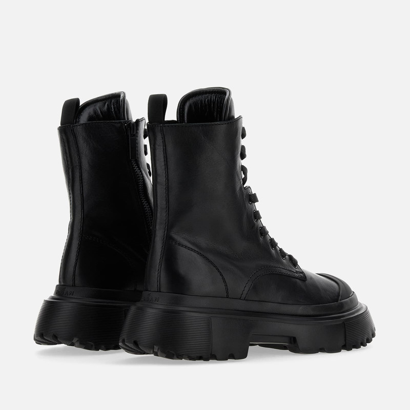 HOGAN Combat Boots Hogan H619 Black outlook