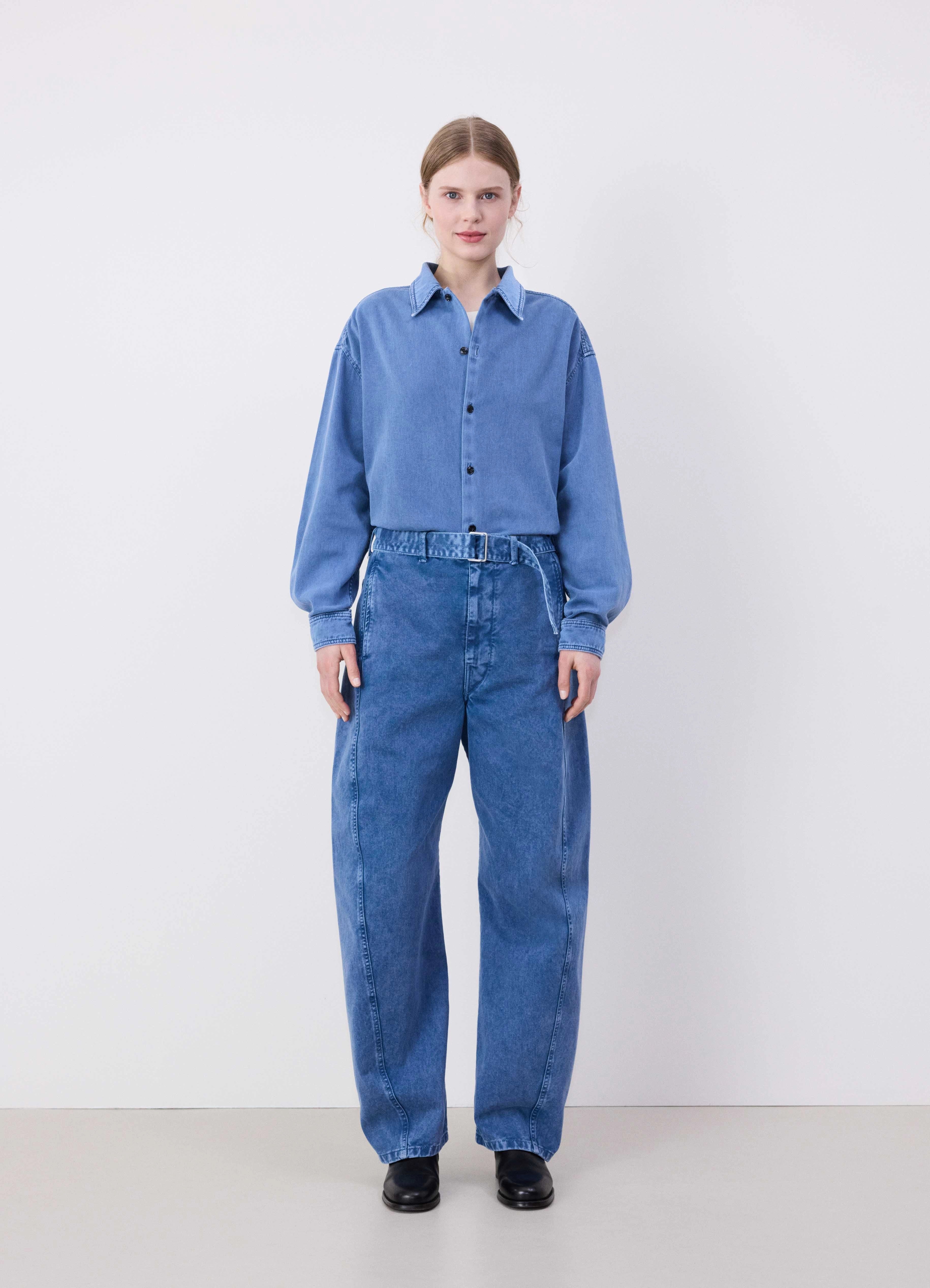 TWISTED BELTED PANTS - 4