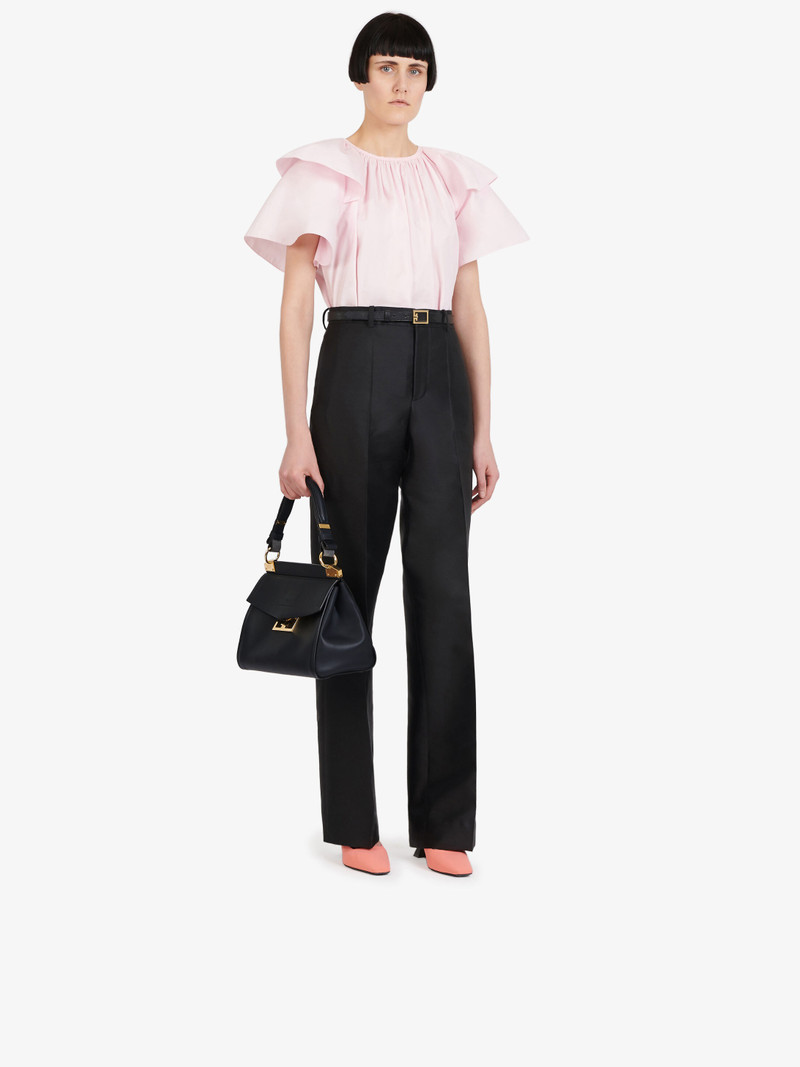 Givenchy Thin double G belt in grained leather outlook