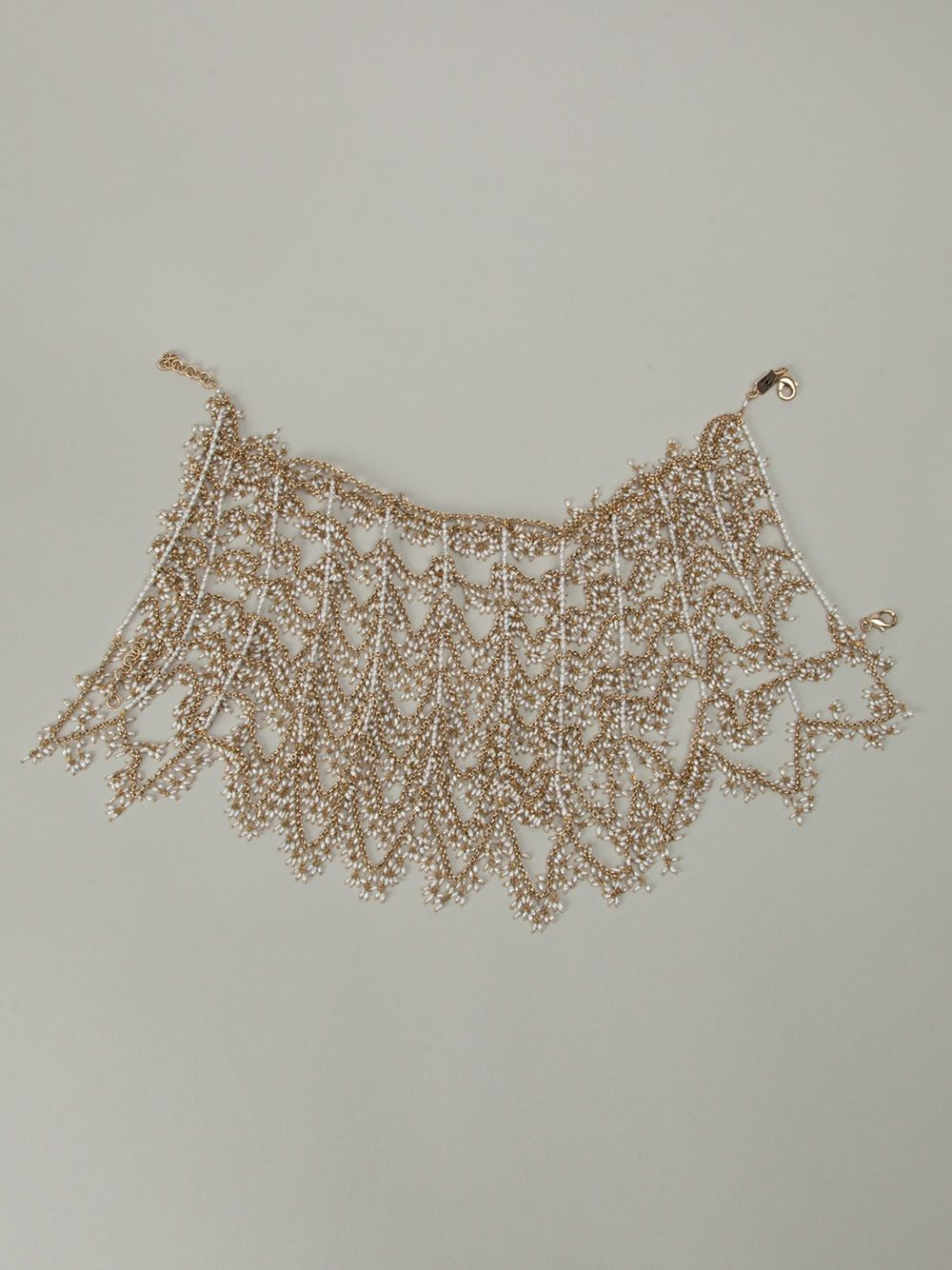 'Imperatrice' scalloped necklace - 2