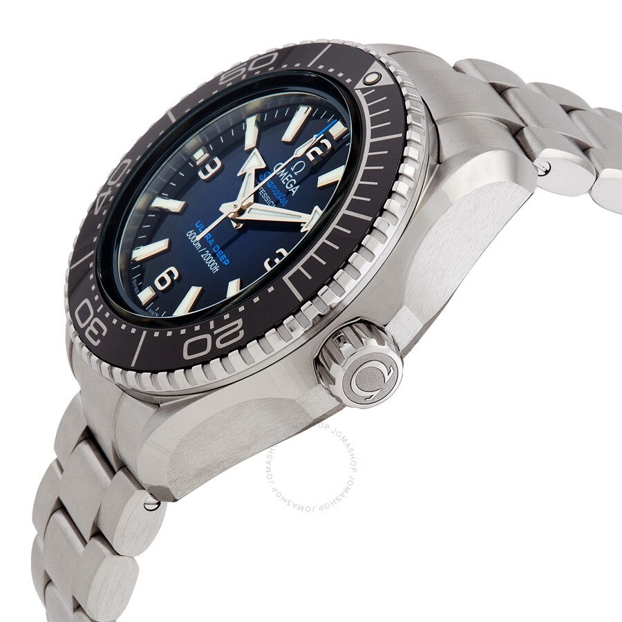 Omega Seamaster Ultra Deep Planet Ocean Automatic Chronometer Blue Dial Men's Watch 215.30.46.21.03. - 2