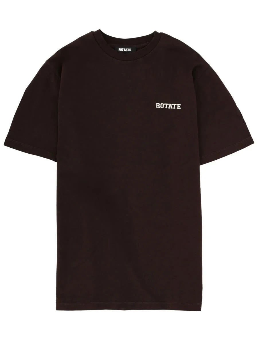 Rotate Birger Christensen T-Shirt With Logo - 1