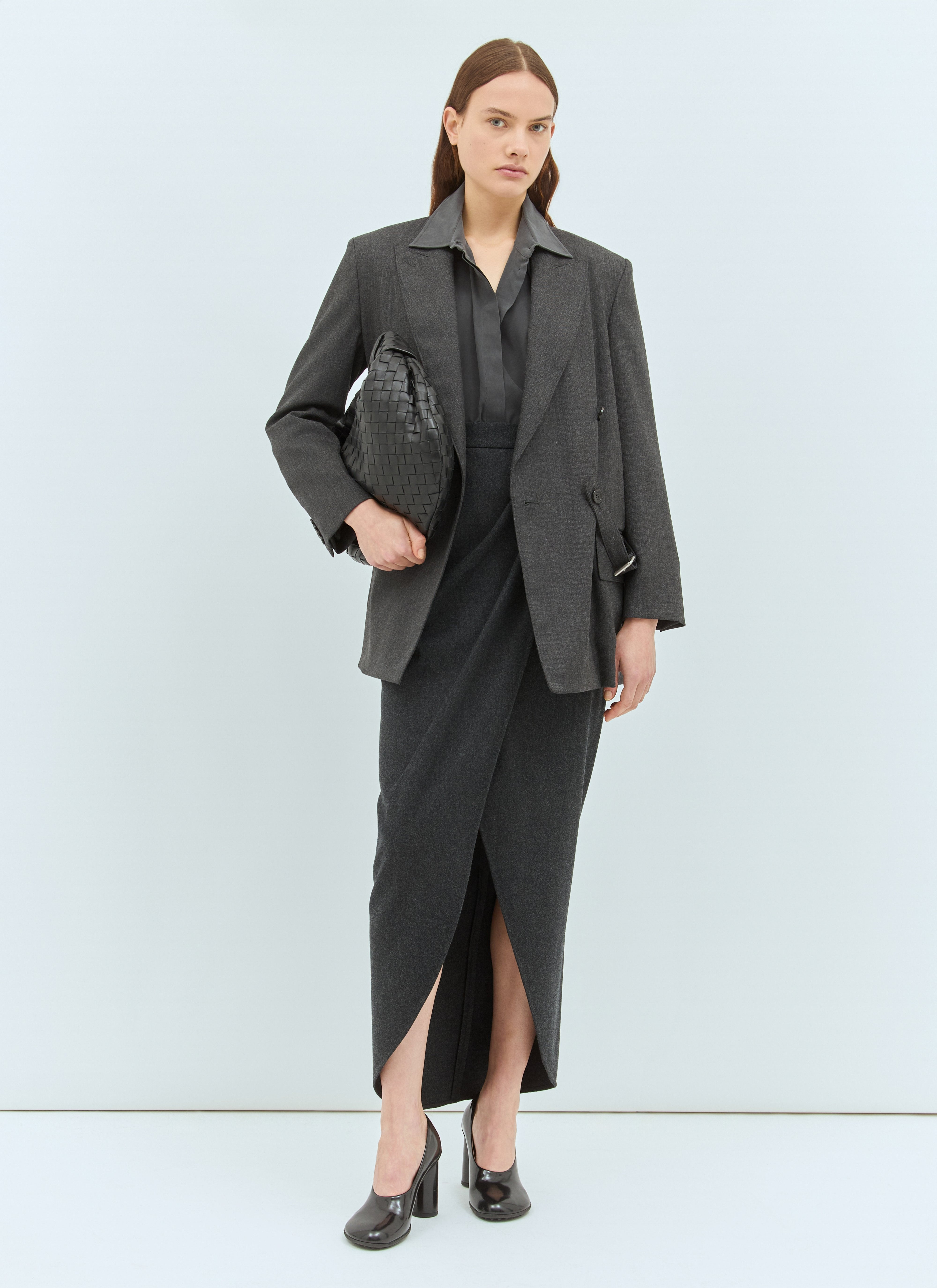 Max Mara Women Double-Breasted Wool Blazer - 2