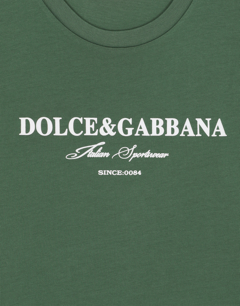 Cotton T-shirt with logo print 4
