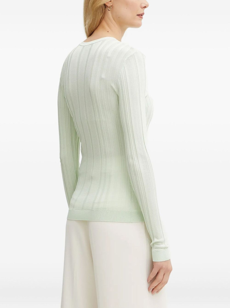 ribbed buttoned cardigan 3