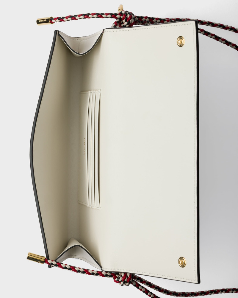 Wallet with leather shoulder strap 4