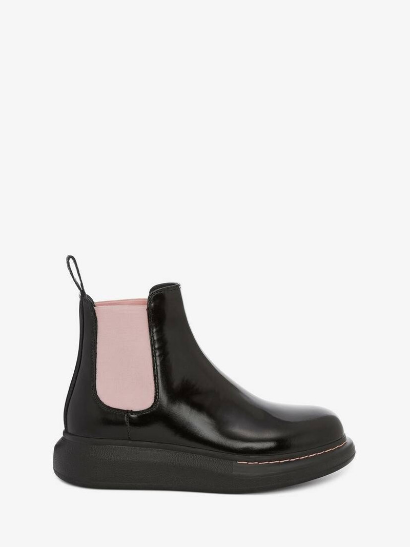 Hybrid Chelsea Boot in Black/sugar Pink - 1