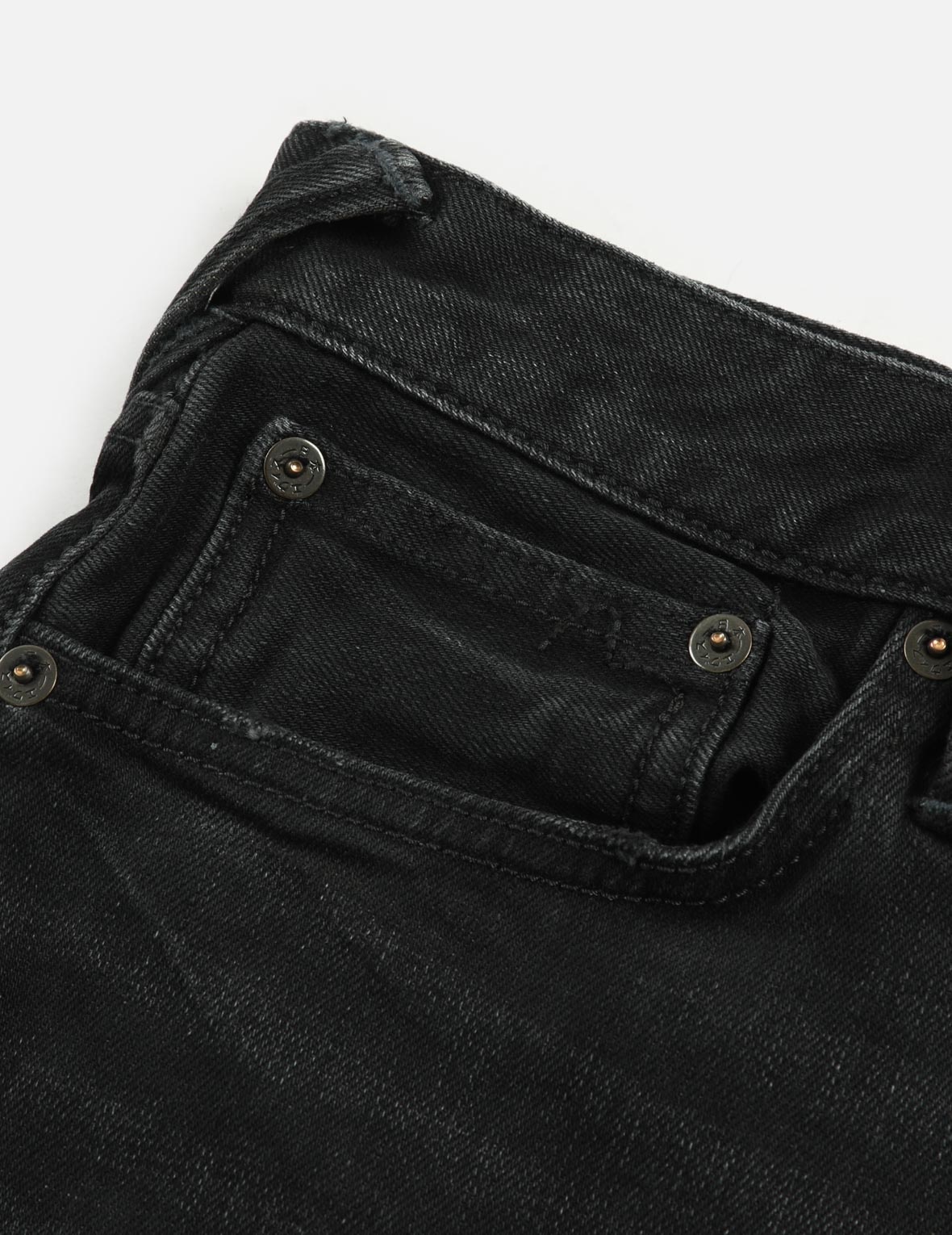 MULTI BADGES AND SEAGULL PRINT LOOSE FIT DENIM JOGGERS - 7