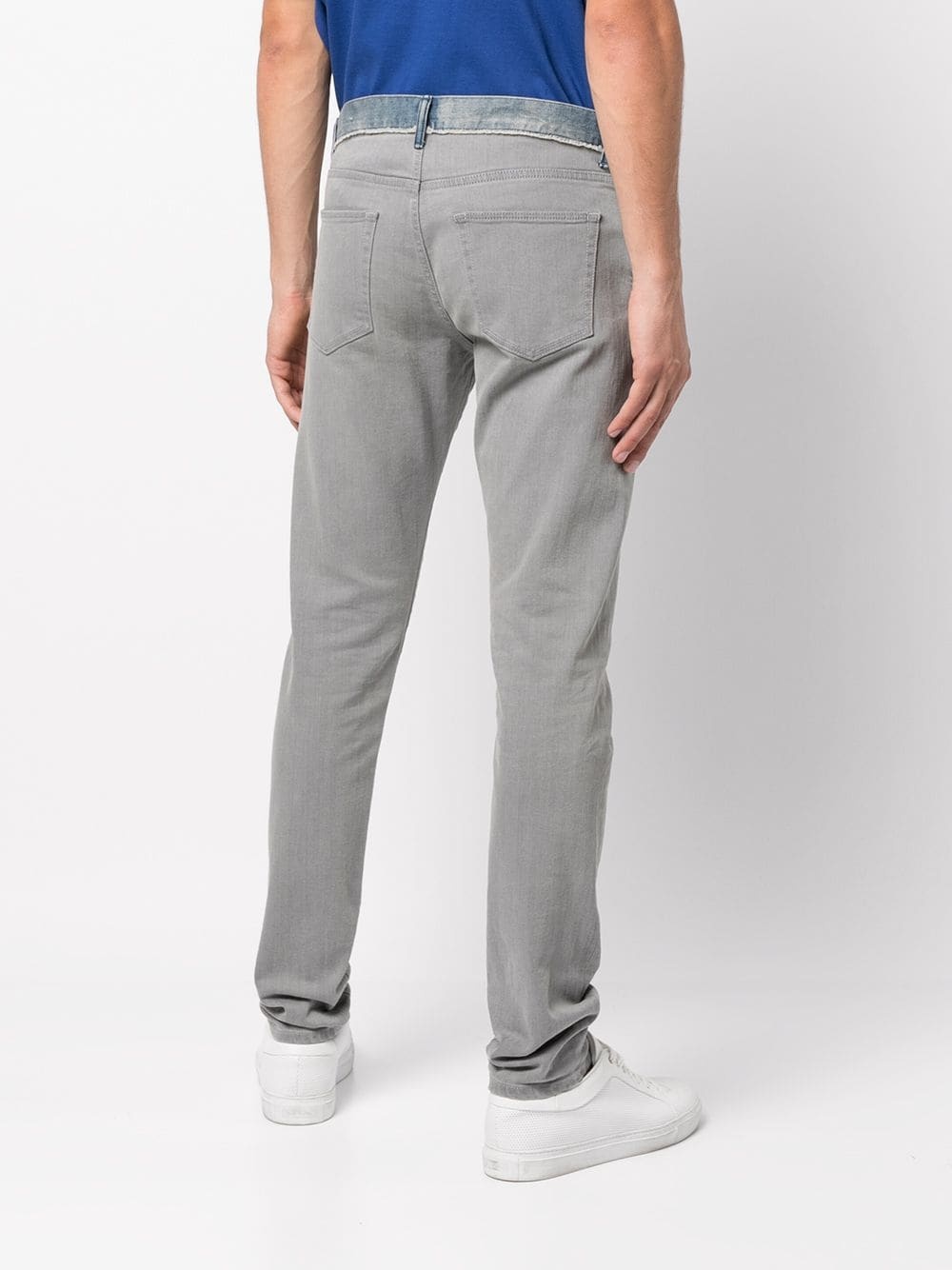 The Cast two-tone straight jeans - 4