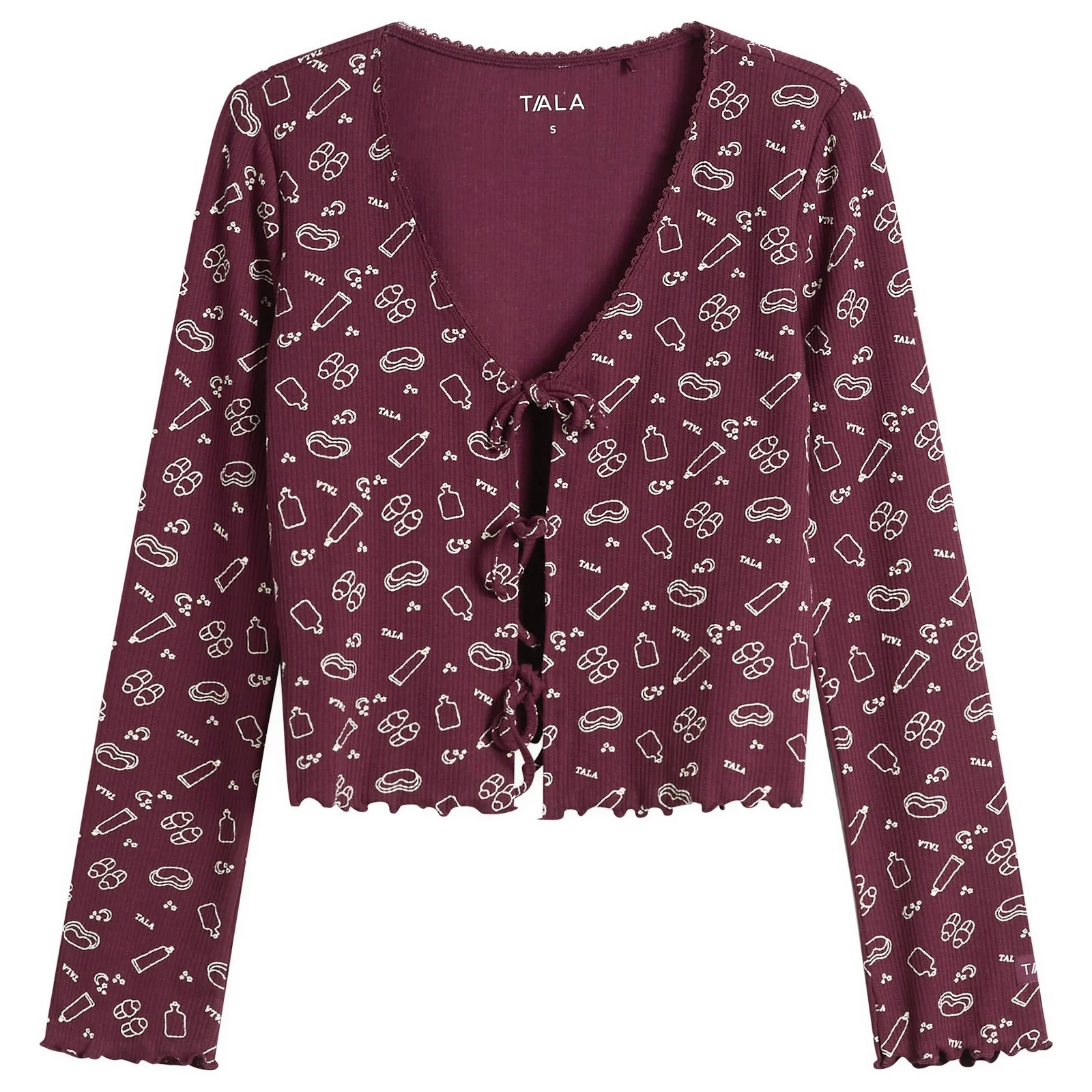 TALA Sleep Lounge Tie Cardigan - 1