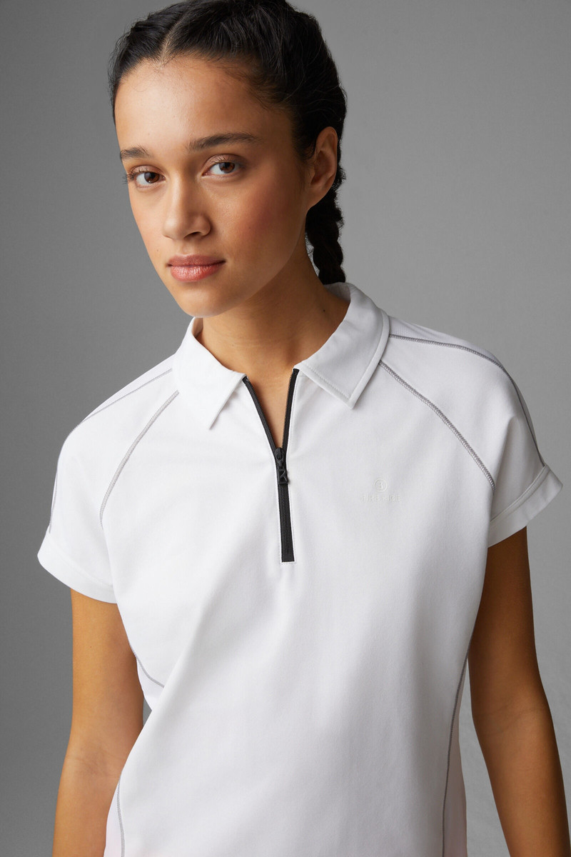 Gail Functional polo shirt in White 4