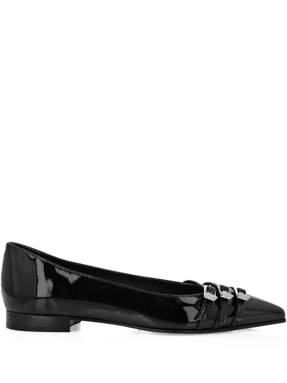 multi-strap ballet flats - 1