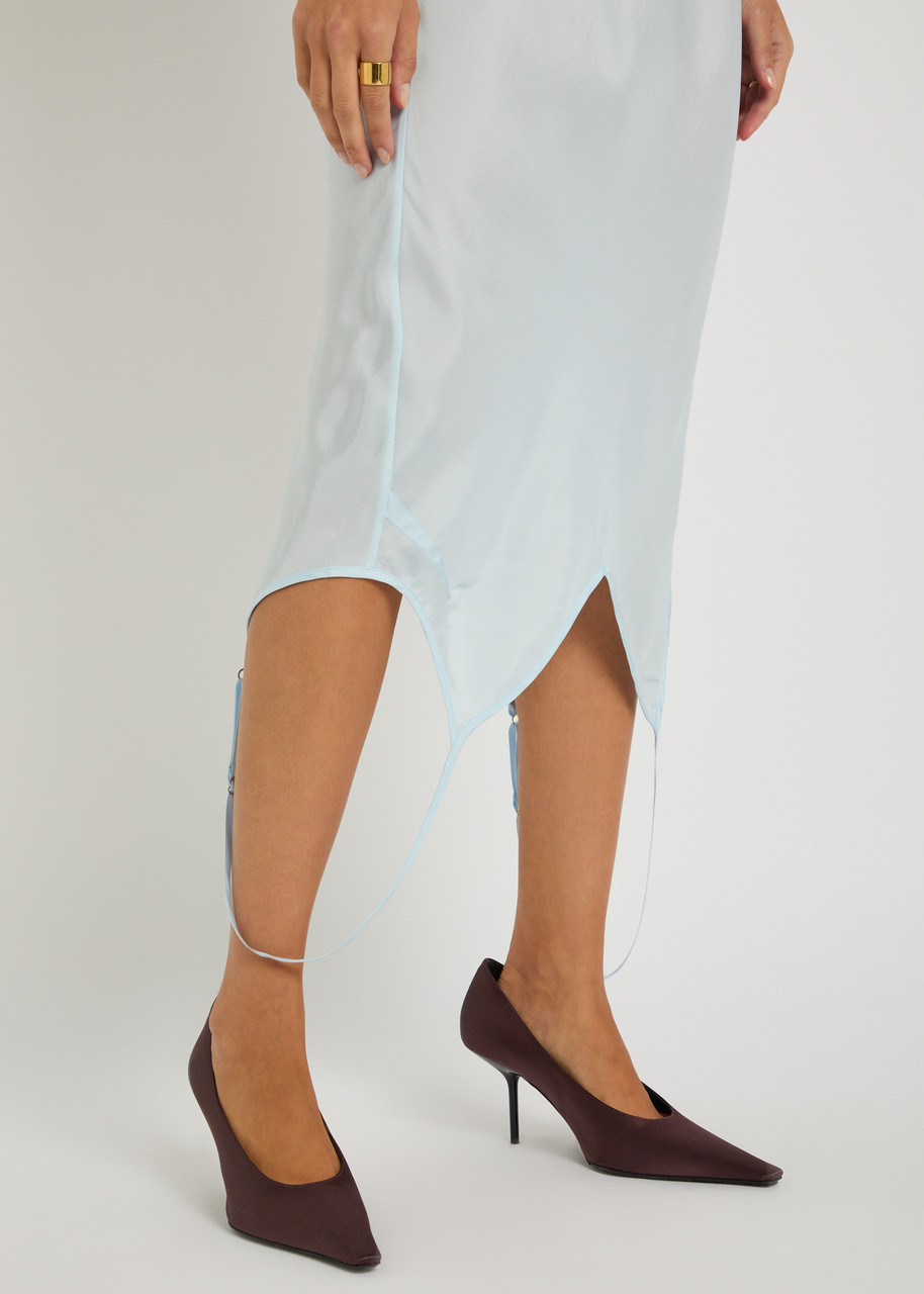 Bettter Logo Semi-sheer Twill Midi Dress - 5