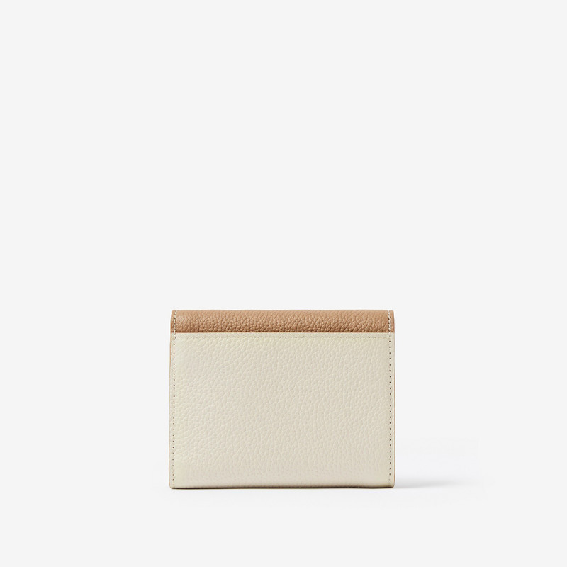 Grainy Leather TB Compact Wallet 3