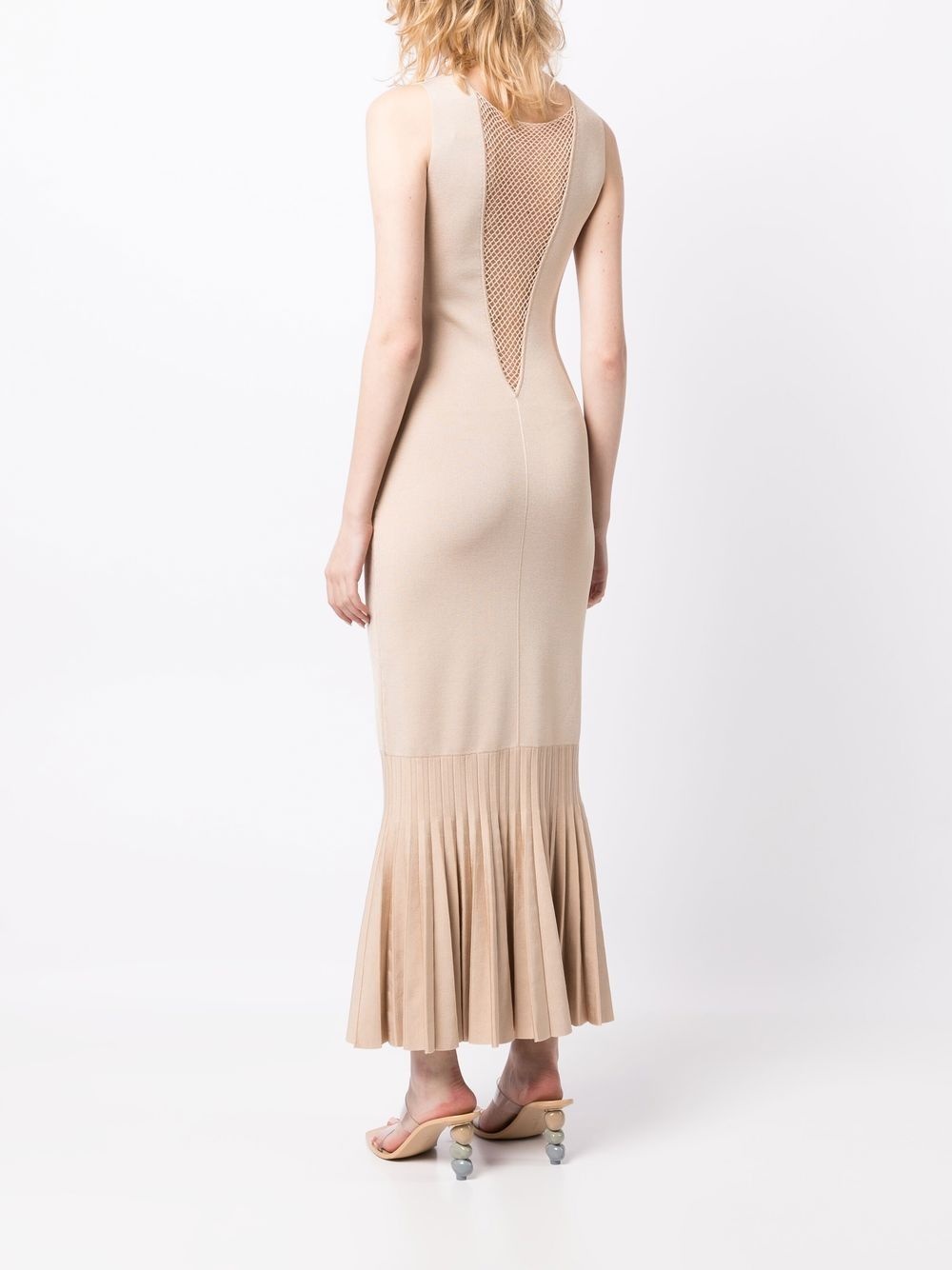 Erato pleated-hem dress - 4