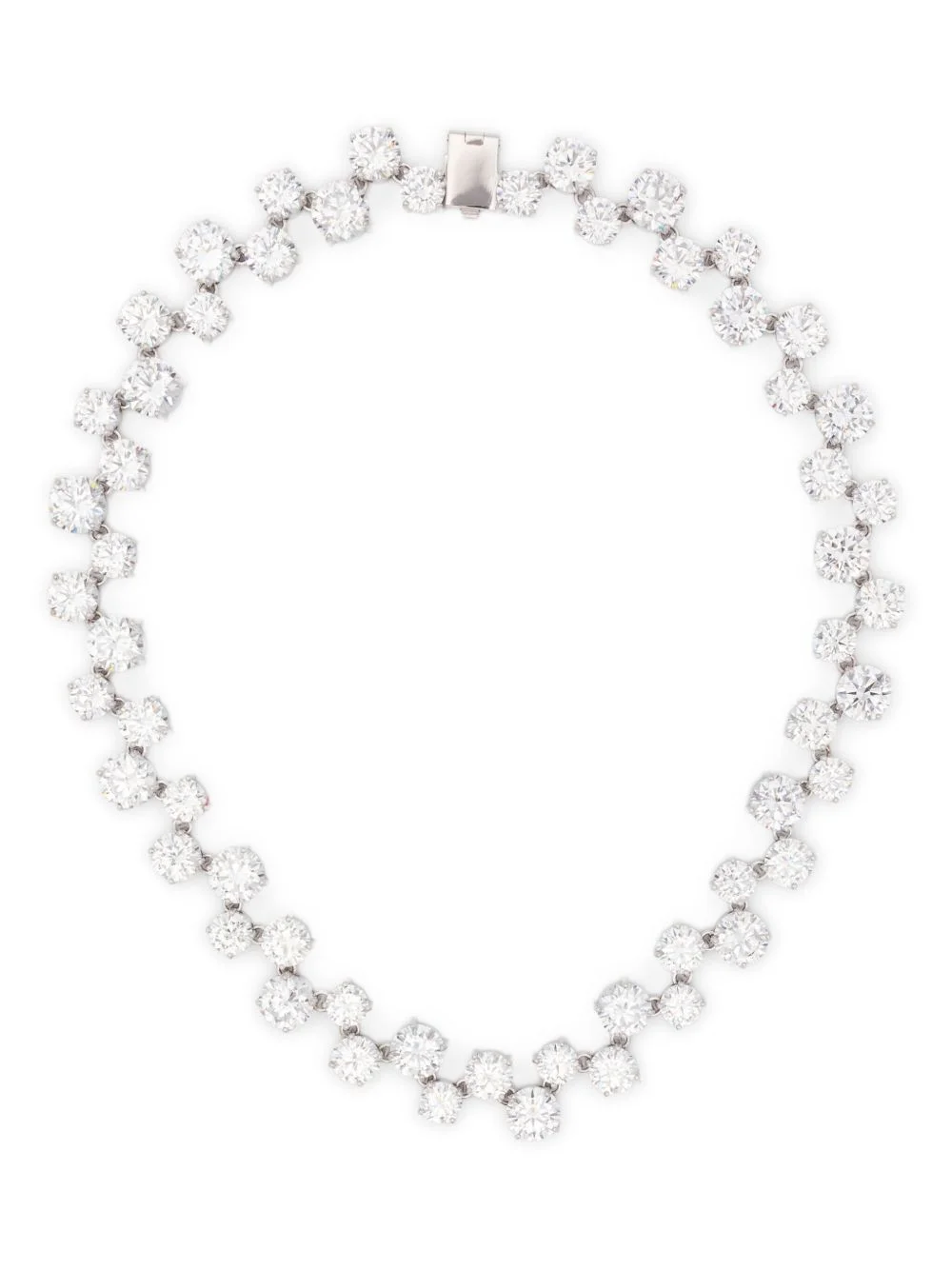 zirconia-embellished necklace - 1