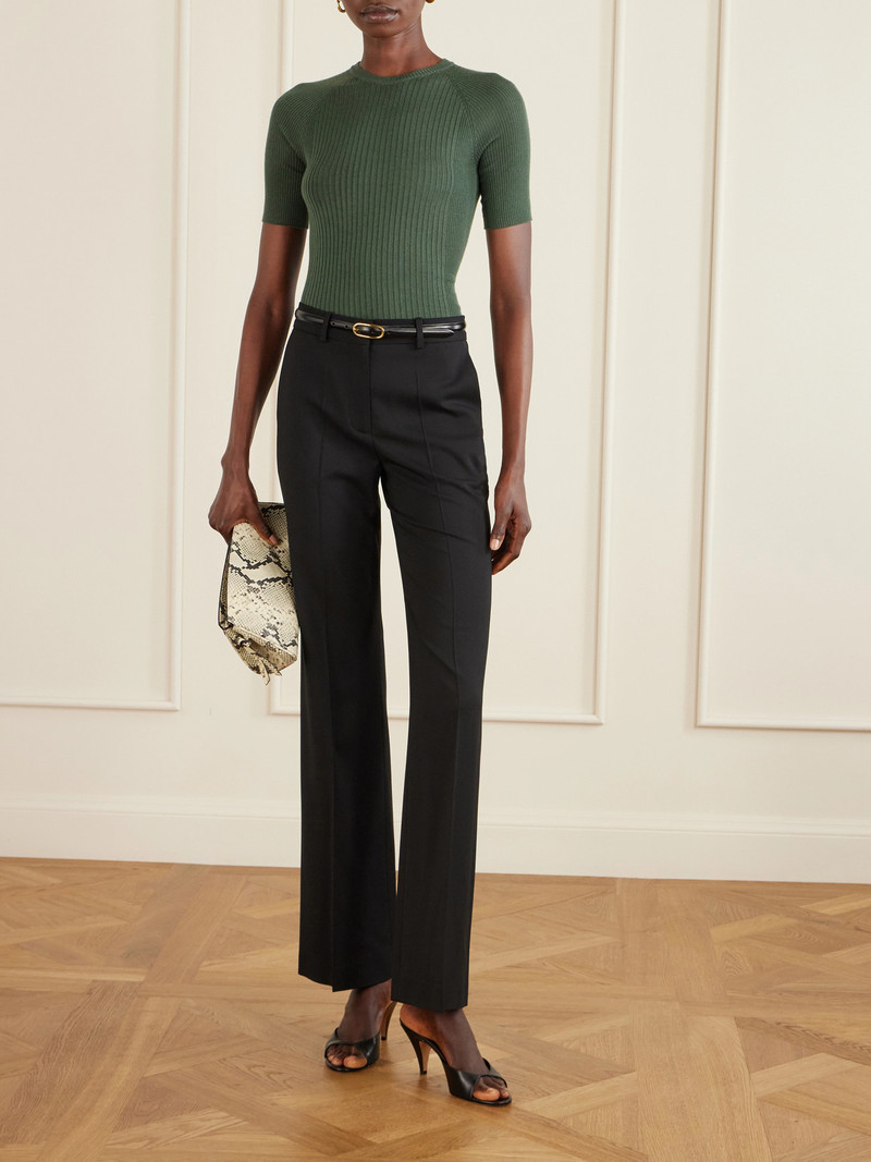 SA SU PHI Ribbed Cashmere And Silk-blend T-shirt outlook