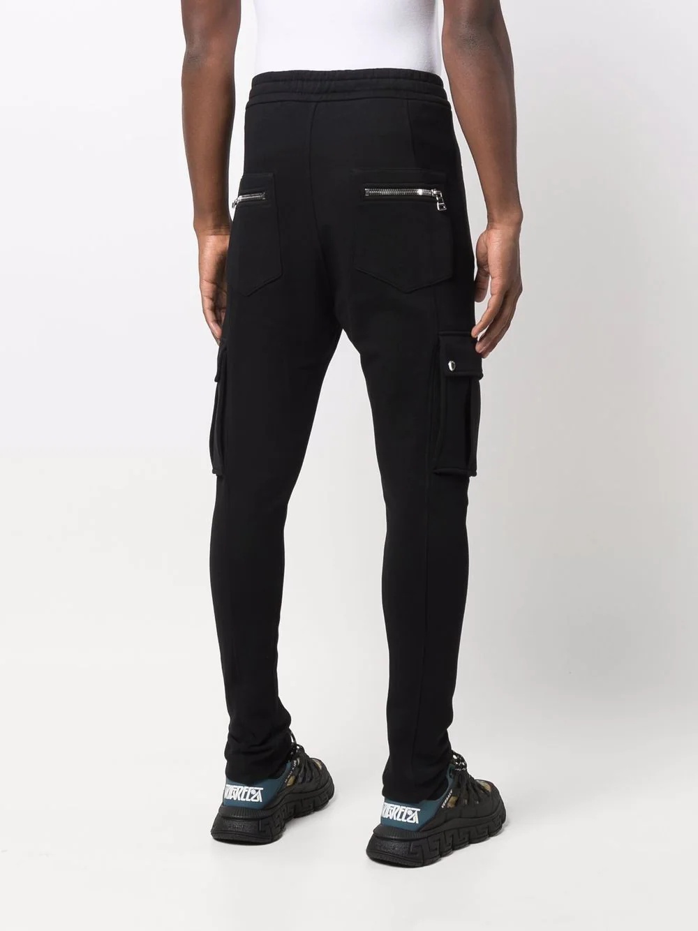 cargo-pocket track pants - 4