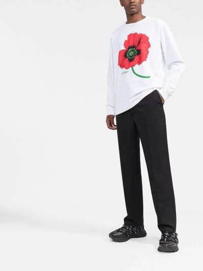 KENZO Boke Flower-print cotton sweatshirt outlook