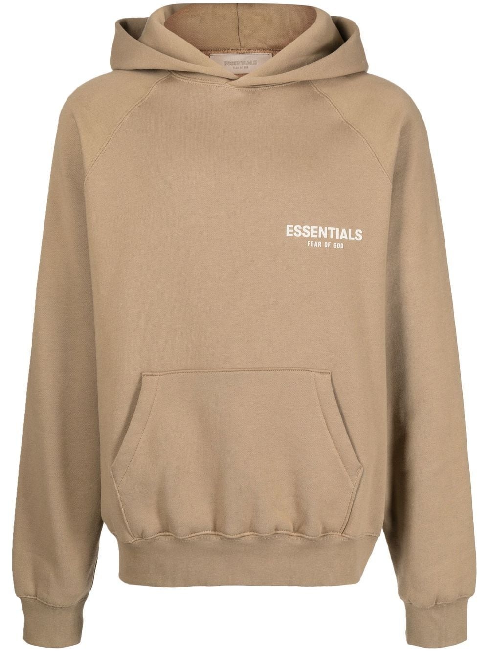 Essentials logo-print hoodie - 1