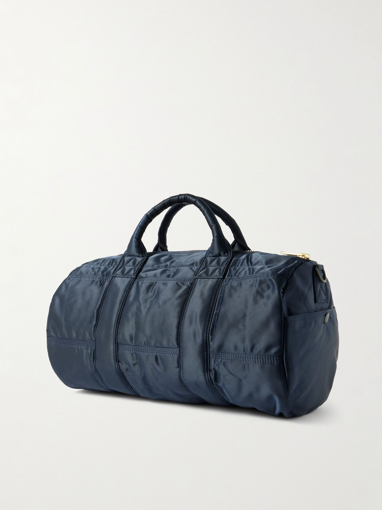 Tanker Drum Nylon-Twill Weekend Bag Blue - 3