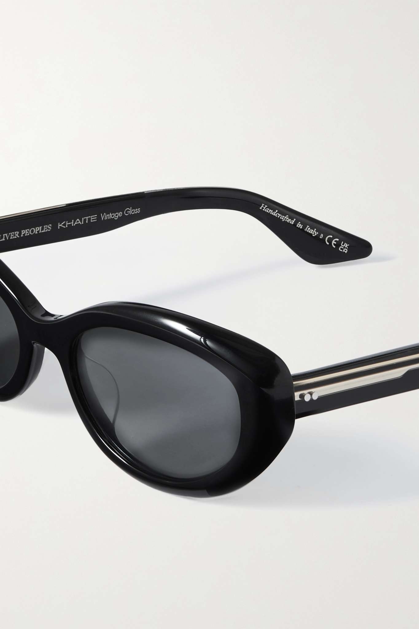 + Khaite 1969 oval-frame acetate sunglasses - 4