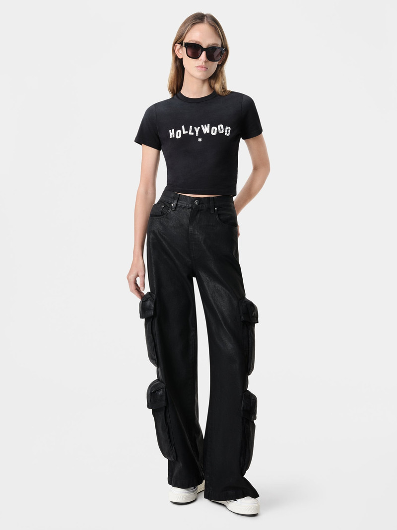 AMIRI WOMEN'S HOLLYWOOD BABY TEE outlook