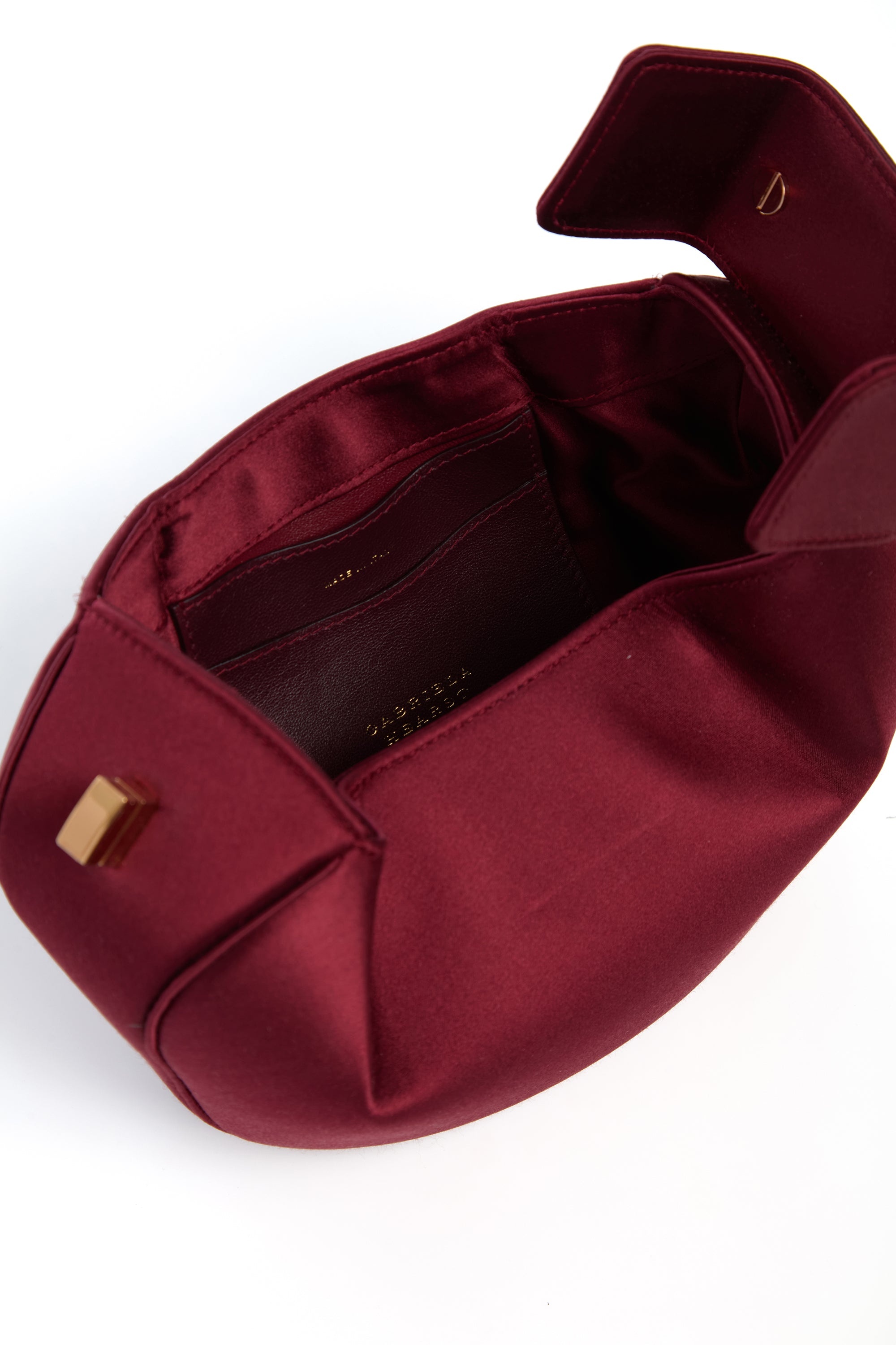 Demi Bag in Ruby Satin - 5