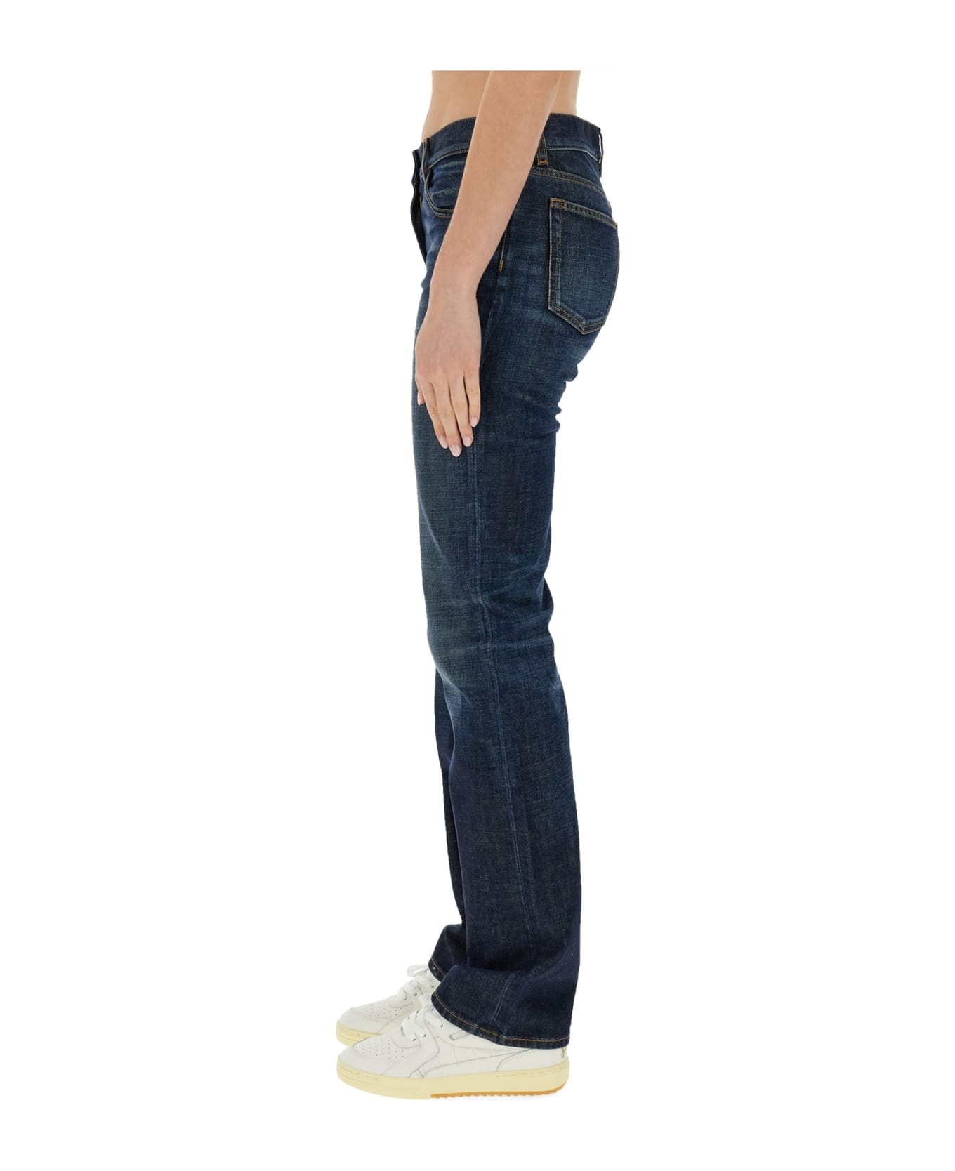 Straight Leg Jeans - 4