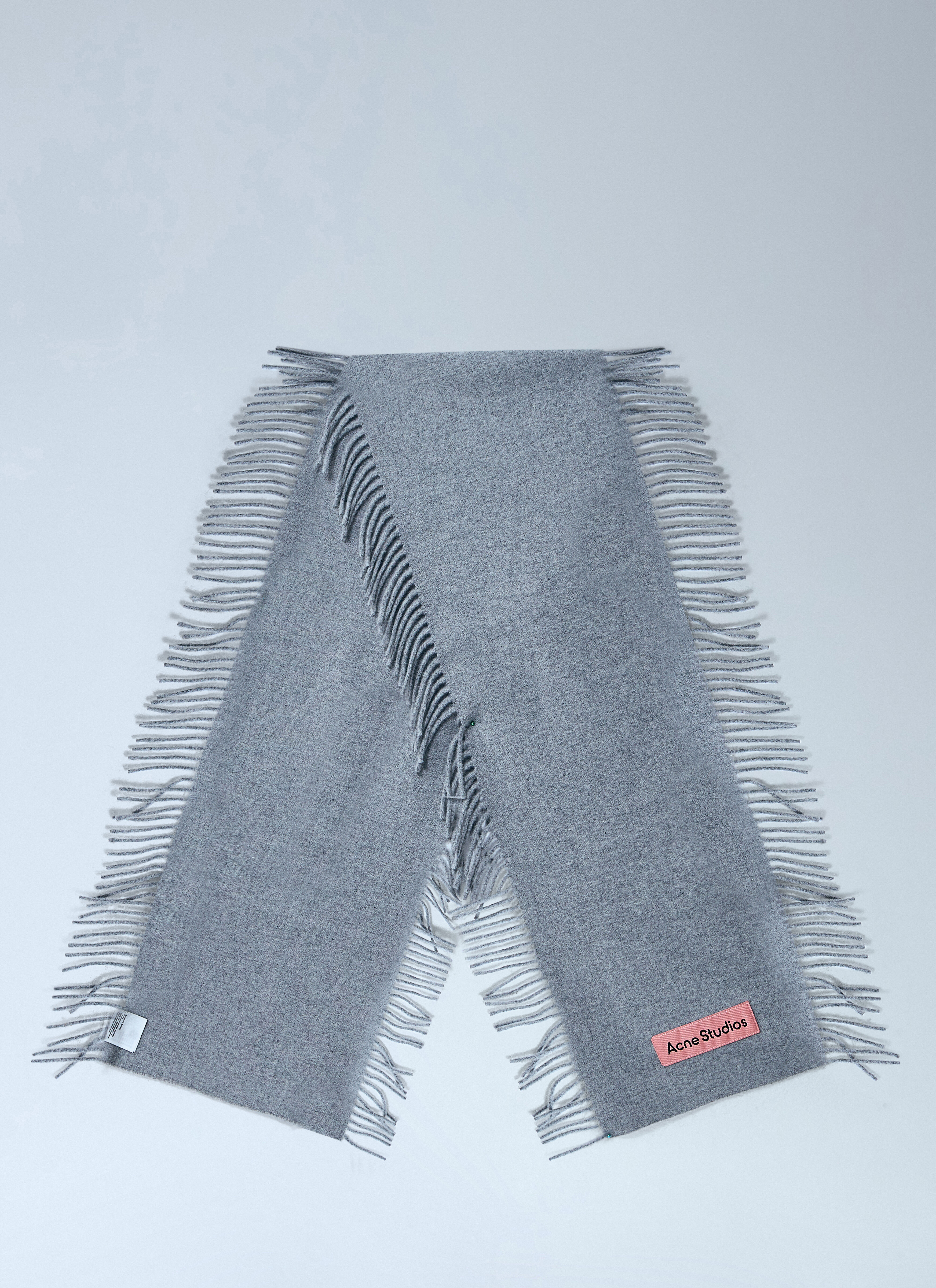 Fringe Wool Scarf - 2