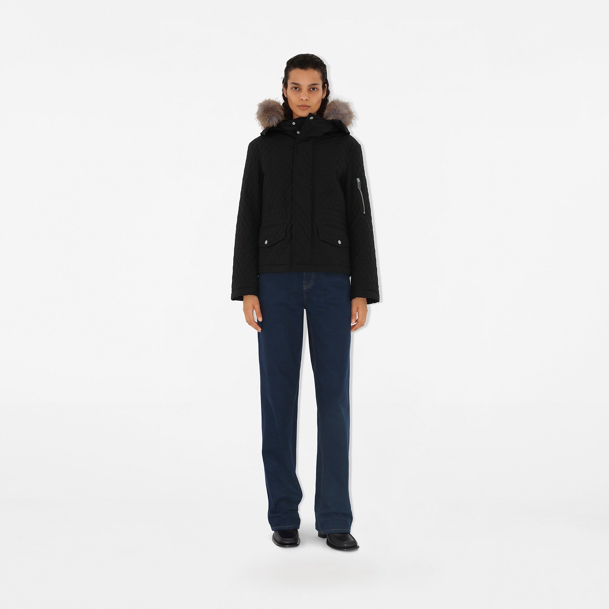 Quilted Cotton Blend Jacket - 2