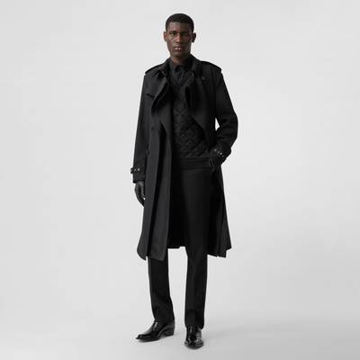 Burberry Wool Twill Loop-back Trench Coat outlook