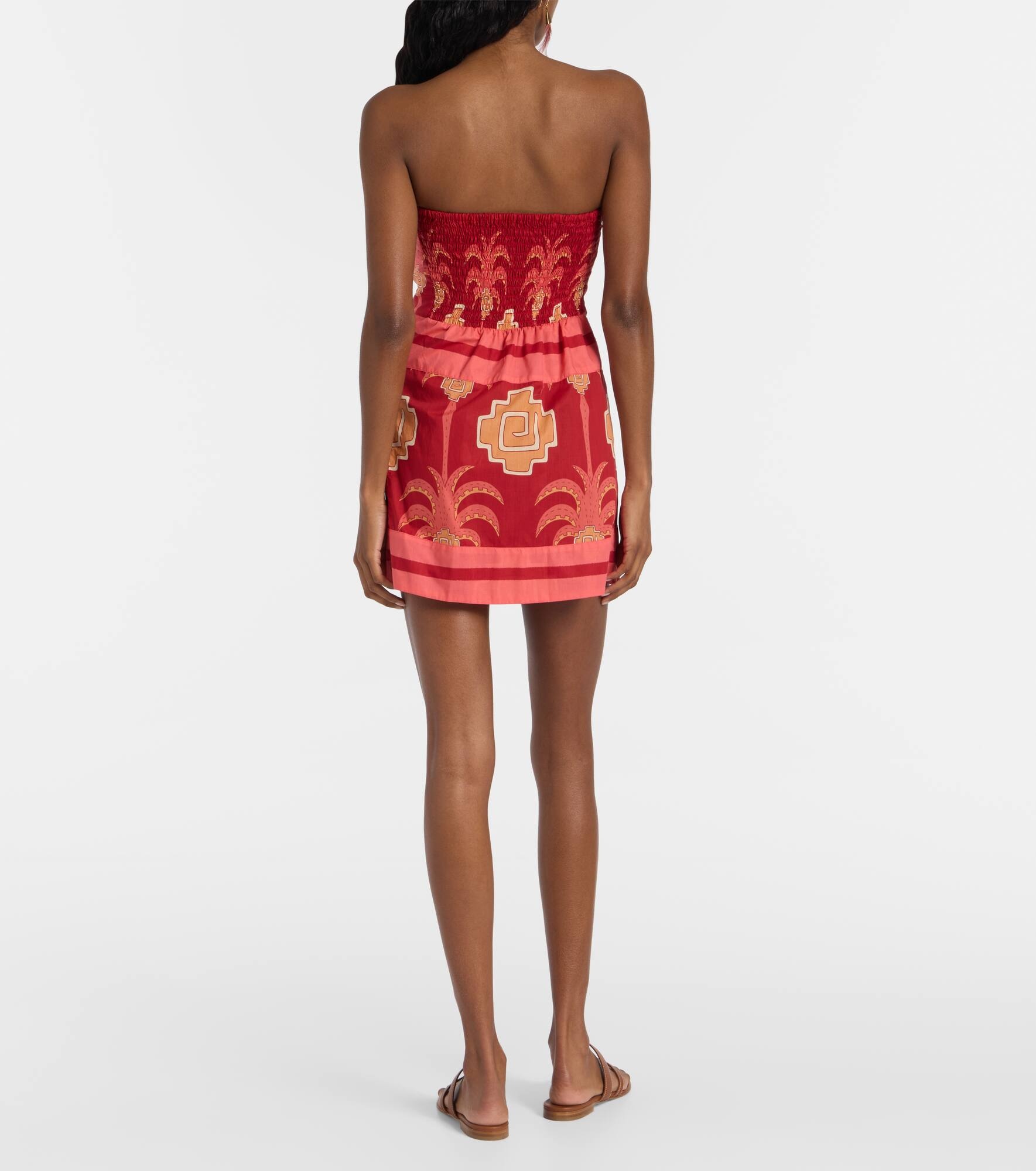 Raiz printed cotton minidress - 3