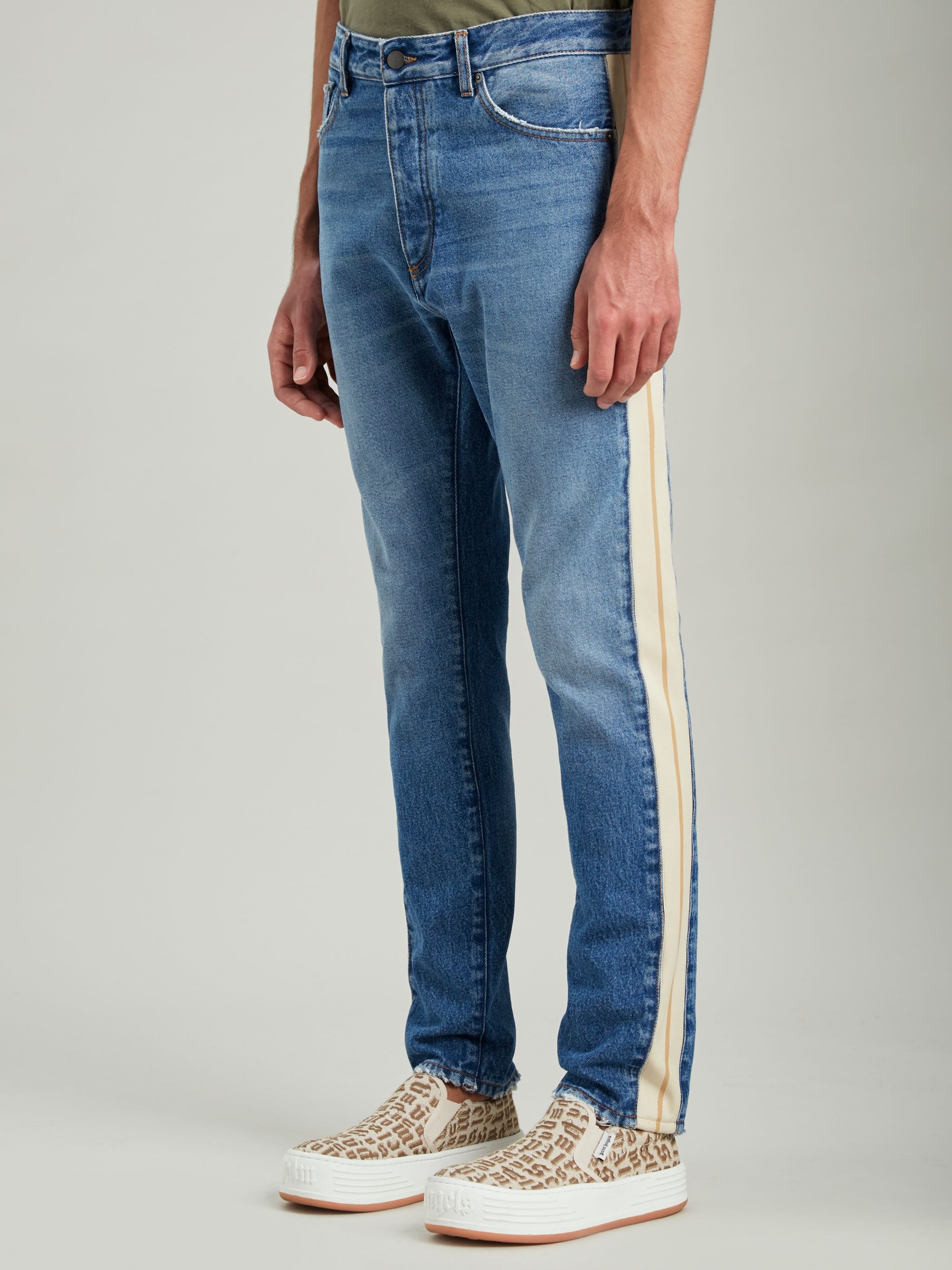 DENIM TRACK PANTS - 4