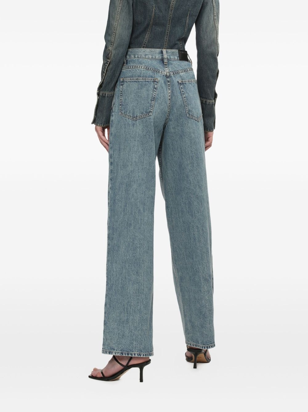 pleated jeans - 4